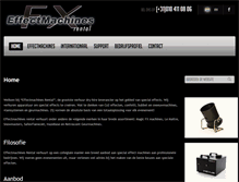 Tablet Screenshot of effectmachines.com
